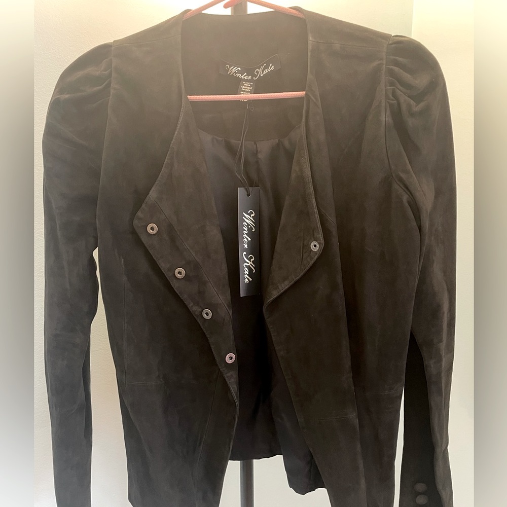 Winter Kate suede leather jacket